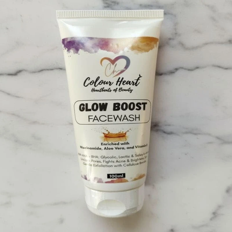 COLOUR HEART Glow Boost Face Wash with enzyme 100ml Skincare colourheart