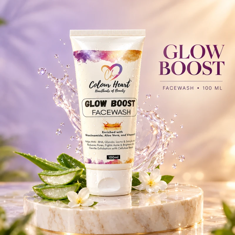 COLOUR HEART Glow Boost Face Wash with enzyme 100ml