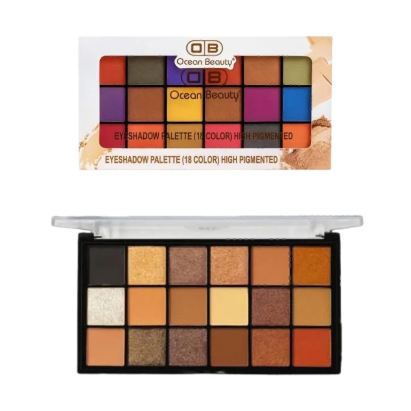 EyeShadow Palette ( 18 color ) High Pigmented | Complete Makeup Look | Makeup Palette Matte, Shimmery And Metallic Finish | Multicolor Palette | High Pigemted and Blendable | Longwear | Perfect Look Finish | 40 G (03) Makeup