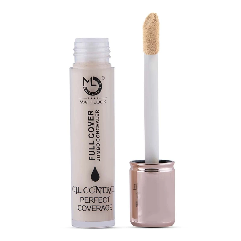 Full Cover Jumbo Oil Control Perfect Coverage Concealer | Medium to High coverage | Hides all skin imperfections | | 11 ml | White-Ivory Makeup