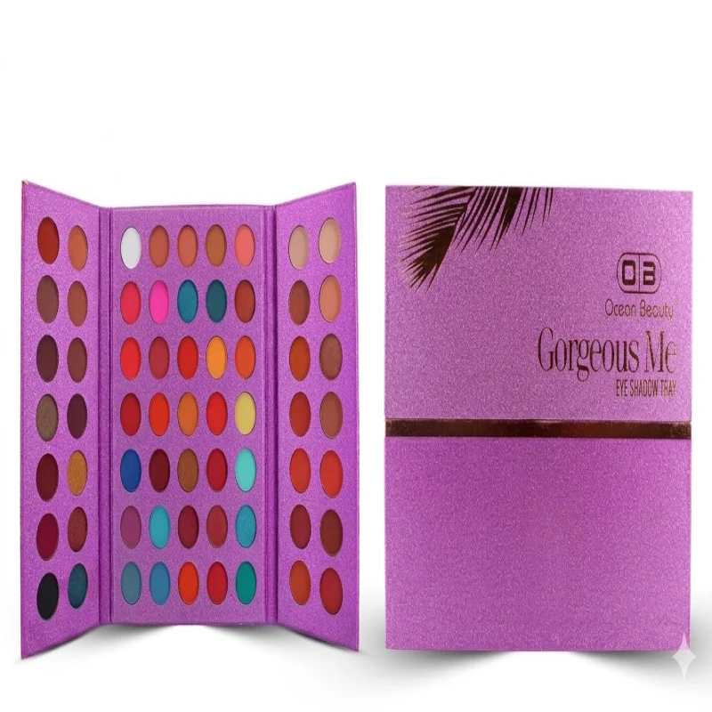 Gorgeous Me 54-Shade Eye Shadow Palette, Multicolour, Matte and Shimmer Finish Makeup