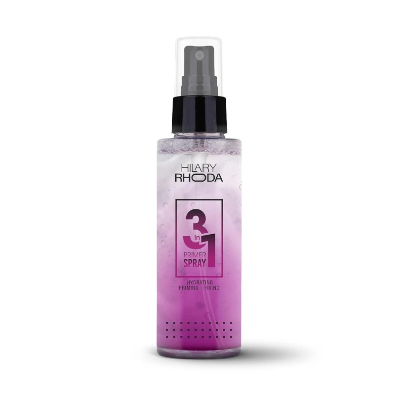 Hilary Rhoda 3-in-1 Primer Spray | Hydrating Face Mist | Makeup Primer & Setting Spray | Oil Control Formula | Pore Blurring | Dewy Long Lasting Finish | For All Skin Types - 120ml — Makeup — Hilary Rhoda | colourheart