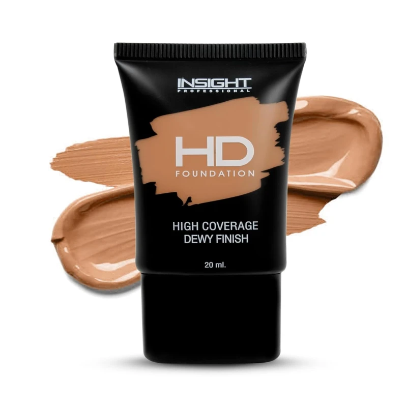 INSIGHT HD Foundation | Dewy Finish | High Coverage| Blurring Properties| Lightweight | Fragrance Free |Flawless Look| Shade-MNY20 Makeup