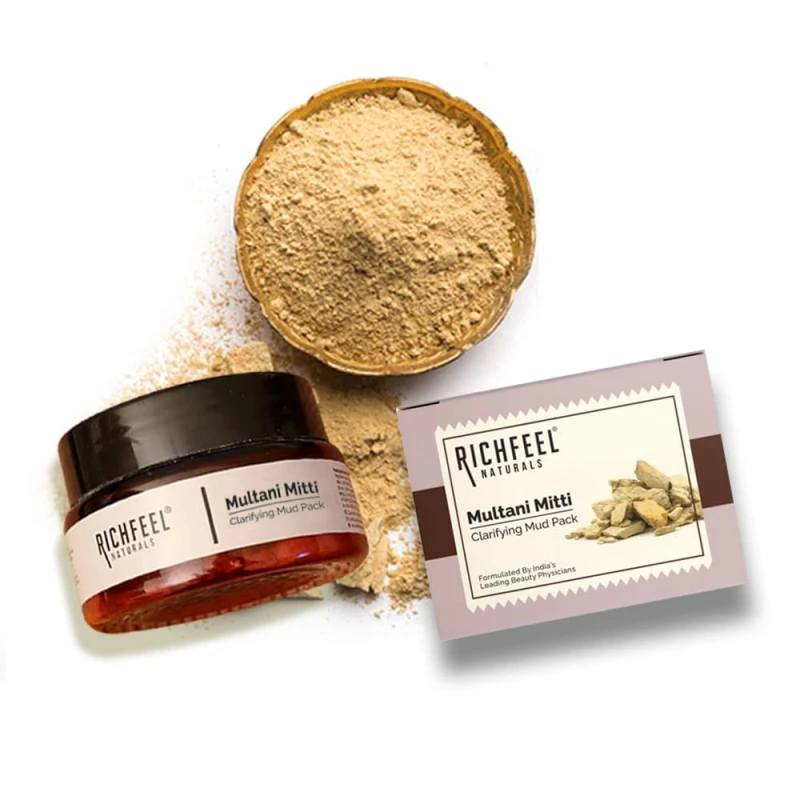 Richfeel Multani Mitti mud pack 50 gm Skincare