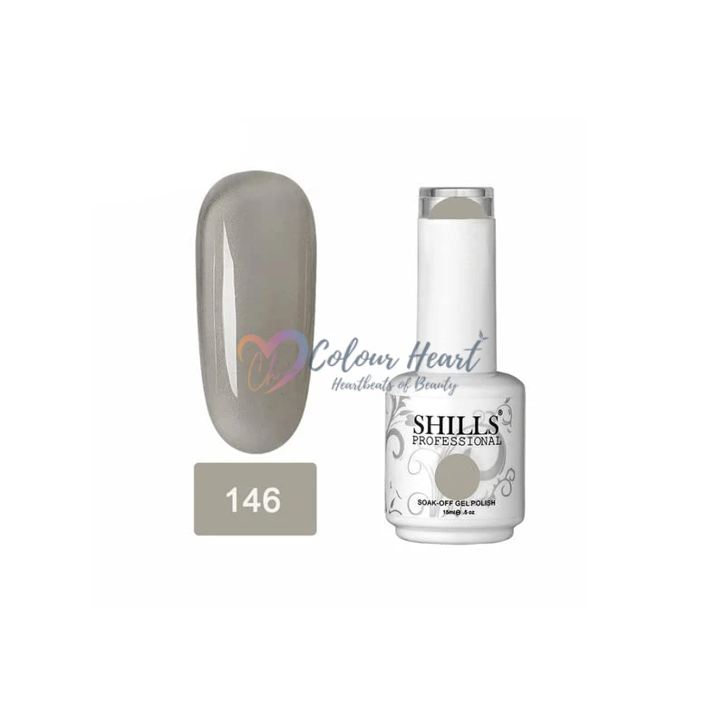 SHILLS PROFESSIONAL UV/LED Soak Off Gel Polish (Gel nail polish) Glossy nail polish Color Shade 146 Makeup