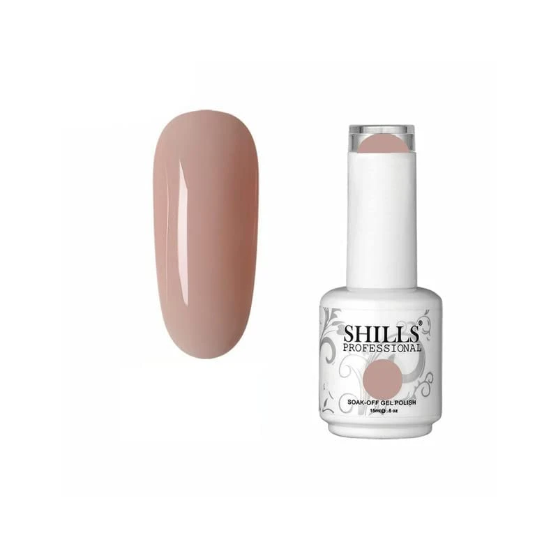 SHILLS PROFESSIONAL Uv/Led Soak Off Glossy Finish Nail Polish Nail Art Nail Polish Color Shade 136, 15 Ml Makeup