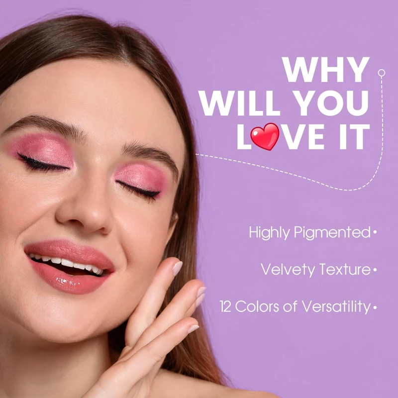 Beauty Berry 12 Color Eyeshadow Palette with Blusher &amp; Highlighter | Highly Pigmented Matte &amp; Shimmery Shades | Easy to Blend &amp; Long Wearing Eyeshadow Palette for Eye Makeup (Shade - 01, 20g) thumbnail 3