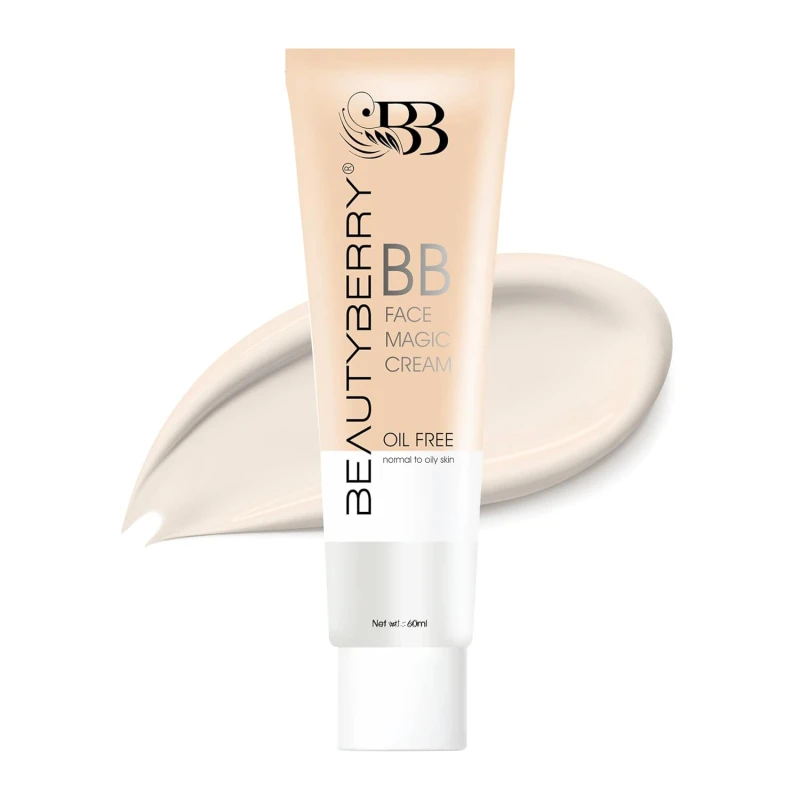 Beauty Berry BB Face Magic Cream Foundation – 60ml | Long Lasting, Matte Finish, Easily Blendable with Natural Coverage | Oil Free &amp; Lightweight BB Cream for Women (Ivory) thumbnail 5