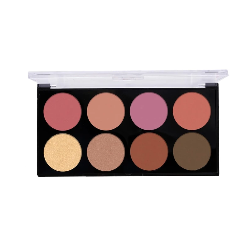 Beauty Berry Spotlight Matte Blusher Palette with Shimmery Highlighter &amp; Contour| Highly Pigmented &amp; Blendable Shades | Blush &amp; Highlighter Palette for Face Makeup (Shade - 03) thumbnail 5