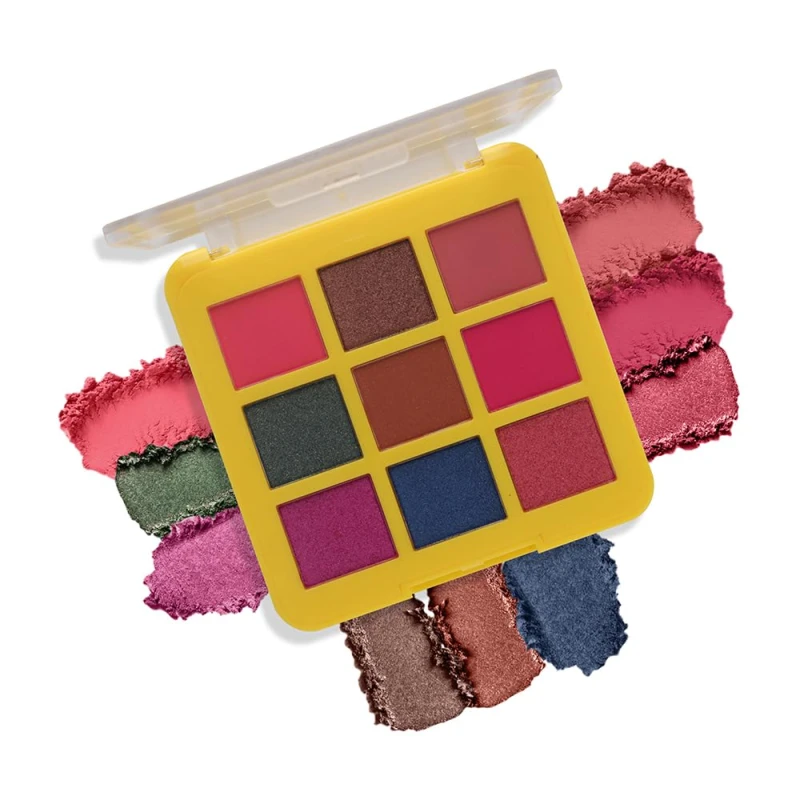 Colors Queen 9-in-1 Eyeshadow Palette - 02 Wet Nudes, 18g | Easy to Blend, Lightweight &amp; Long Lasting Eye Shadow Palette | Multi-Color, No Fall Out, Highly Pigmented Matte &amp; Shimmery Eyeshadow Palette for Eye Makeup - Thumbnail 2