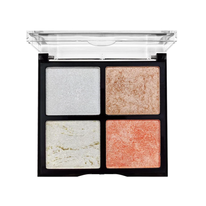 Colors Queen Endless Glow Highlighter kit| Matte Finish with a hint of shimmer, highly pigmented, effortless blending, smooth application, lightweight, 01(12 gram) - Thumbnail 2