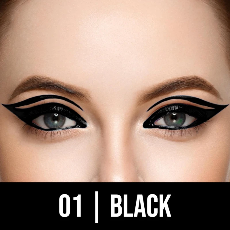 Colors Queen Extreme Color Kajal | Smooth One Stroke Application Ultra Creamy Texture| Non Transfer, Smudge Proof, Water Proof | Long Lasting Eye Pencil Kajal for Women (Black - 02) thumbnail 4