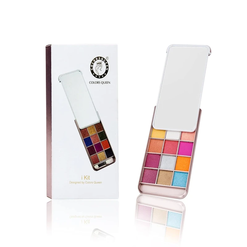 Colors Queen Eyeshadow Palette with Brush | Kit Eye Shadow | Matte Finish, Easy to Carry, Lightweight, Pigmented Eyeshadow Colour, Easily Blendable(100 Gram) thumbnail 3