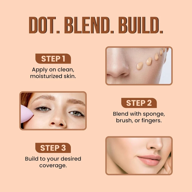 Colors Queen Film Studio Makeup Cover foundation with SPF-30 | Lightweight Texture, Long Lasting Waterproof | Full Coverage, Hypoallergenic Matte Finish Foundation for Face Makeup (208) thumbnail 9