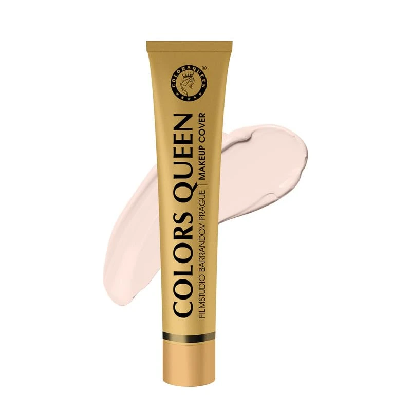 Colors Queen Film Studio Makeup Cover foundation with SPF-30 | Lightweight Texture, Long Lasting Waterproof | Full Coverage, Hypoallergenic Matte Finish Foundation for Face Makeup (208) thumbnail 11