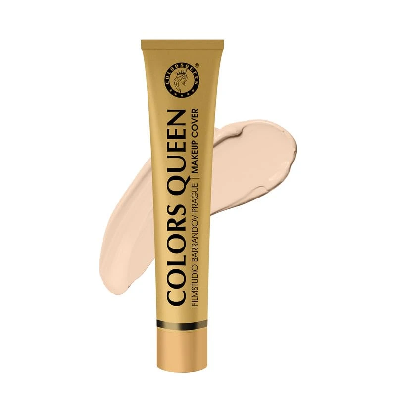 Colors Queen Film Studio Makeup Cover foundation with SPF-30 | Lightweight Texture, Long Lasting Waterproof | Full Coverage, Hypoallergenic Matte Finish Foundation for Face Makeup (209) thumbnail 2