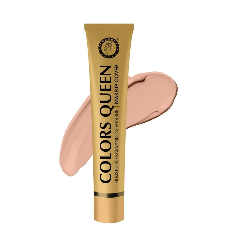 Colors Queen Film Studio Makeup Cover foundation with SPF-30 | Lightweight Texture, Long Lasting Waterproof | Full Coverage, Hypoallergenic Matte Finish Foundation for Face Makeup (213) thumbnail 6