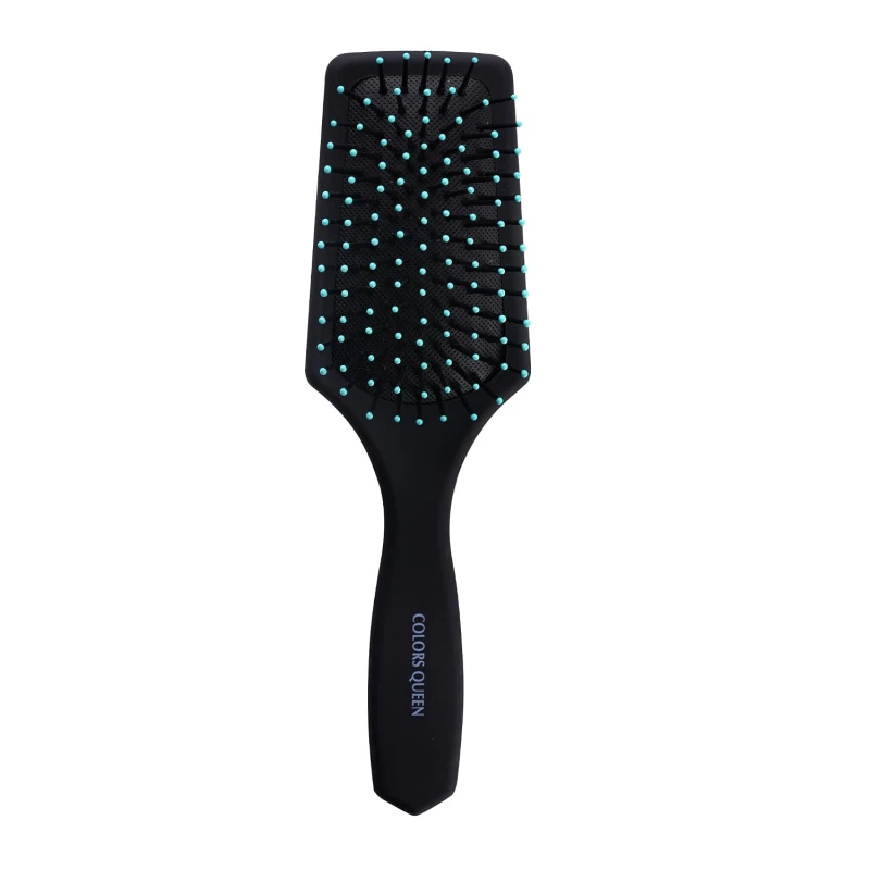 Colors Queen Flat Cushion Hair Brush with Strong &amp; Flexible Bristles | Hair Brush for Men &amp; Women for Grooming, Straightening, Smoothing &amp; Detangling Hair (Flat Cushion Brush) - Thumbnail 3