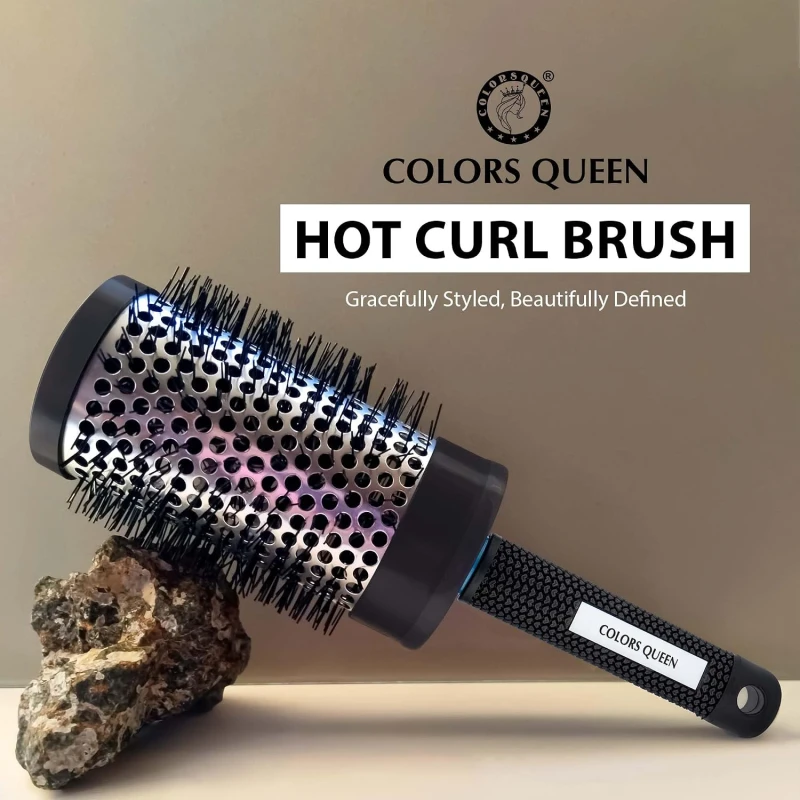 Colors Queen Hair Brush- Hot Curl Brush Large - Thumbnail 3
