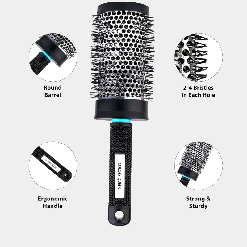 Colors Queen Hair Brush- Hot Curl Brush Large - Thumbnail 6