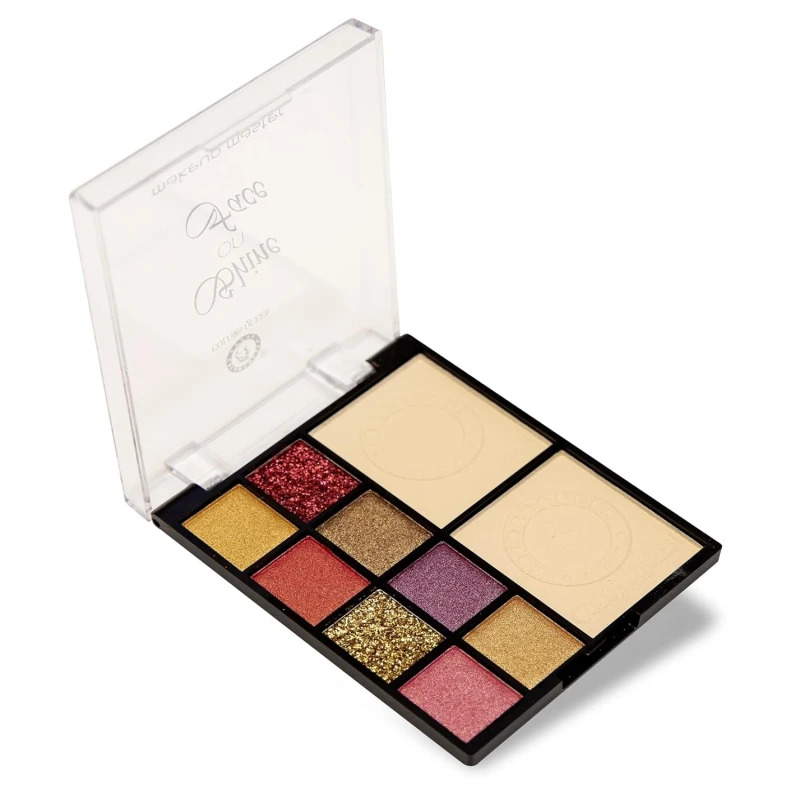 Colors Queen Master Eyeshadow Palette| Shine on Face Makeup| Pigmented Eyeshadow, Easily Blendable Colour, Matte Finish, Lightweight, 01(18 gram) - Thumbnail 2
