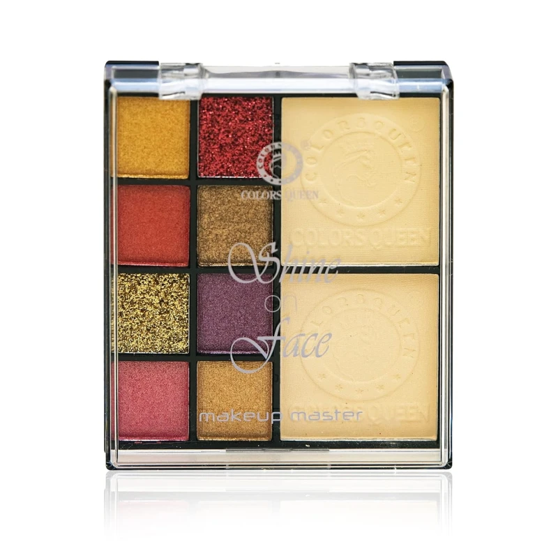 Colors Queen Master Eyeshadow Palette| Shine on Face Makeup| Pigmented Eyeshadow, Easily Blendable Colour, Matte Finish, Lightweight, 01(18 gram) - Thumbnail 4