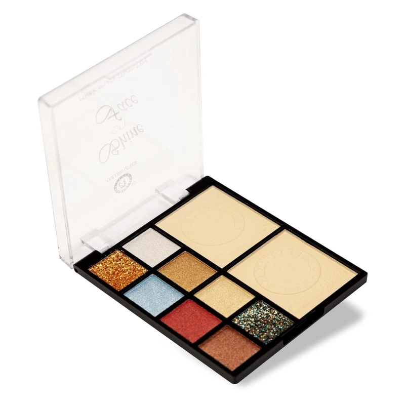 Colors Queen Master Eyeshadow Palette| Shine on Face Makeup| Pigmented Eyeshadow, Easily Blendable Colour, Matte Finish, Lightweight, 02(18 gram) - Thumbnail 2