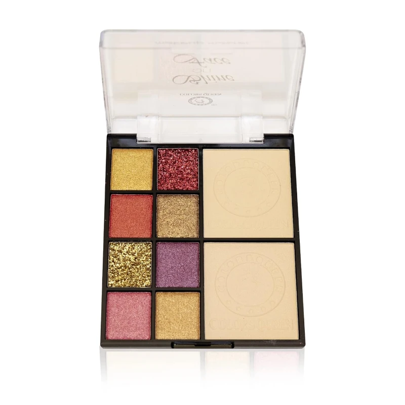 Colors Queen Master Eyeshadow Palette| Shine on Face Makeup| Pigmented Eyeshadow, Easily Blendable Colour, Matte Finish, Lightweight, 02(18 gram) - Thumbnail 3