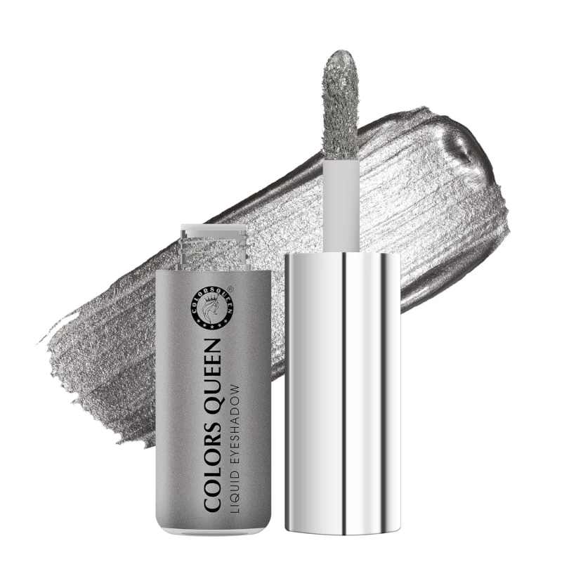 Colors Queen Metallic Liquid Eyeshadow Highly Pigmented &amp; Long Lasting Eyeshadow | Smooth One Stroke Application, Non-Transfer, Waterproof Eye Shadow (Shade - 04, 7g) - Thumbnail 2