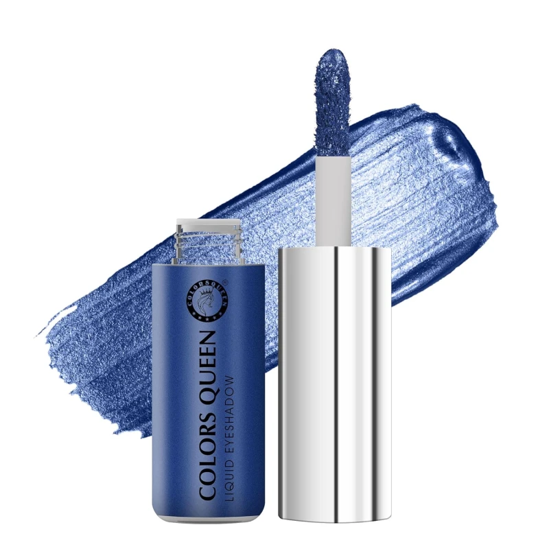 Colors Queen Metallic Liquid Eyeshadow Highly Pigmented &amp; Long Lasting Eyeshadow | Smooth One Stroke Application, Non-Transfer, Waterproof Eye Shadow (Shade - 05, 7g) - Thumbnail 2