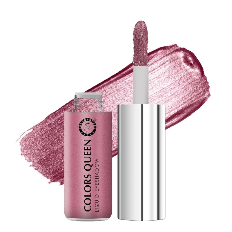 Colors Queen Metallic Liquid Eyeshadow Highly Pigmented &amp; Long Lasting Eyeshadow | Smooth One Stroke Application, Non-Transfer, Waterproof Eye Shadow (Shade - 06, 7g) - Thumbnail 2