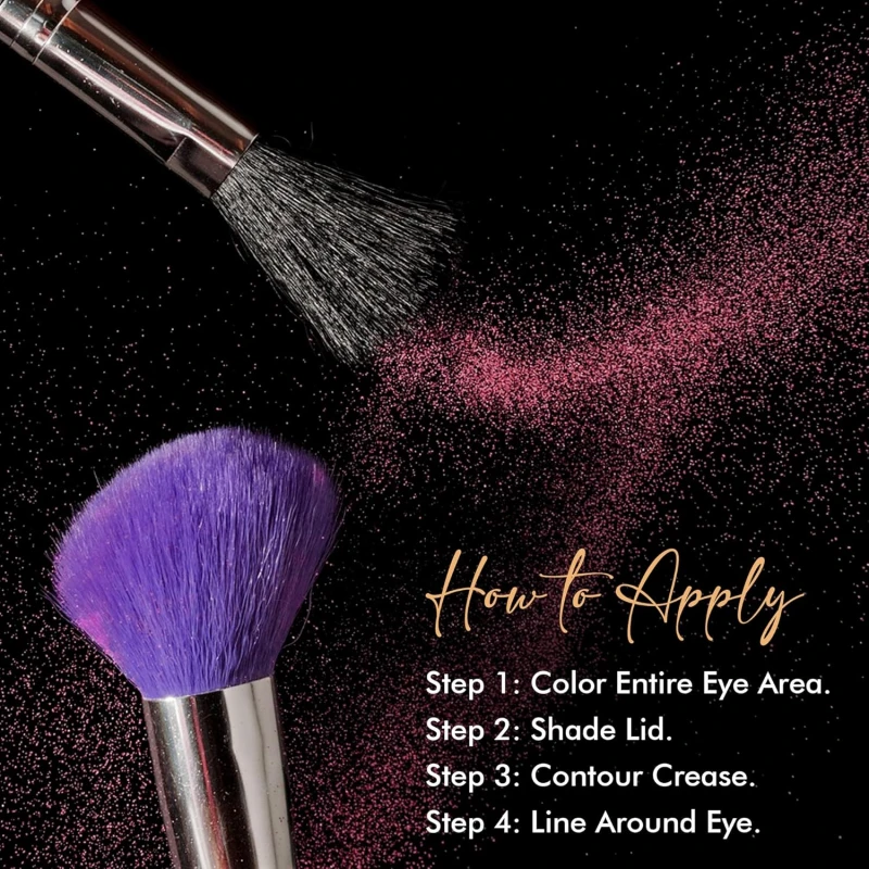 Colors Queen Moon Star 6 Color Glitter Eyeshadow Palette | Shimmery Finish Highly Sparkle Glitter Eyeshadow Palette | Long Lasting Eye Makeup Palette (Shade - 02) thumbnail 6