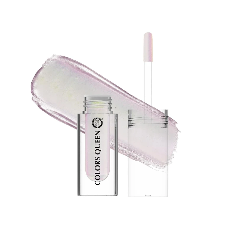 Colors Queen Multichrome Liquid Eyeshadow | Long Wearing &amp; Highly Pigmented Eyeshadow with Metallic Finish | Transfer Proof &amp; Smudge Proof Liquid Eye Shadow for Eye Makeup (06 - Frosted Petal) thumbnail 2