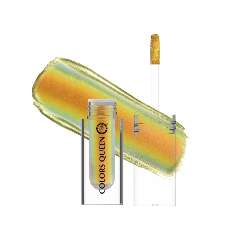 Colors Queen Multichrome Liquid Eyeshadow | Long Wearing &amp; Highly Pigmented Eyeshadow with Metallic Finish | Transfer Proof &amp; Smudge Proof Liquid Eye Shadow for Eye Makeup (07 - Saturn Ring) thumbnail 2