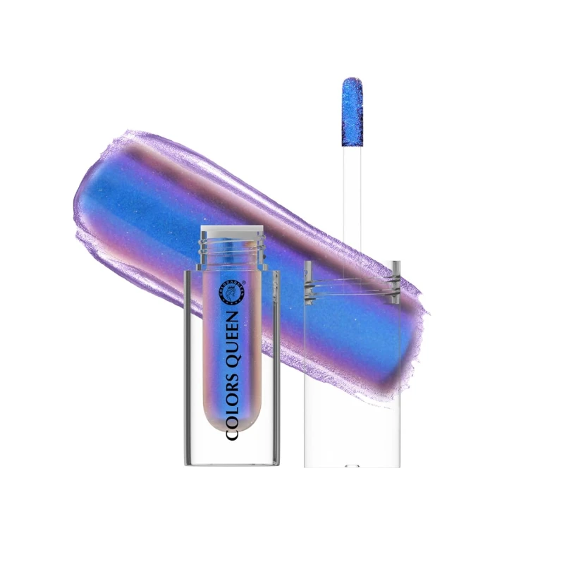 Colors Queen Multichrome Liquid Eyeshadow | Long Wearing &amp; Highly Pigmented Eyeshadow with Metallic Finish | Transfer Proof &amp; Smudge Proof Liquid Eye Shadow for Eye Makeup (08 - Pole Star) thumbnail 2