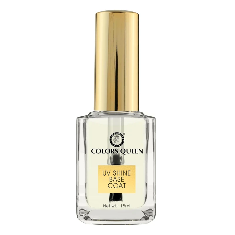 Colors Queen Nail Care – 15ml | Quick Drying, Long Lasting &amp; Chip Resisting Formula (UV Shine Base Coat) thumbnail 2