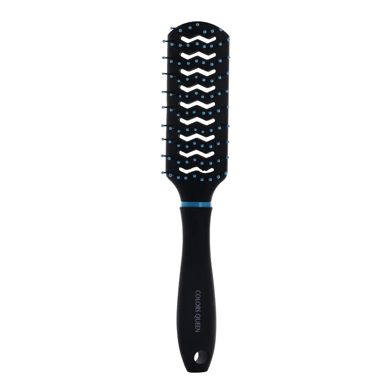Colors Queen Small Hair Brush with Strong &amp; Flexible Bristles | Hair Brush for Men &amp; Women for Grooming, Straightening, Smoothing &amp; Detangling Hair (Small Brush) - Thumbnail 3