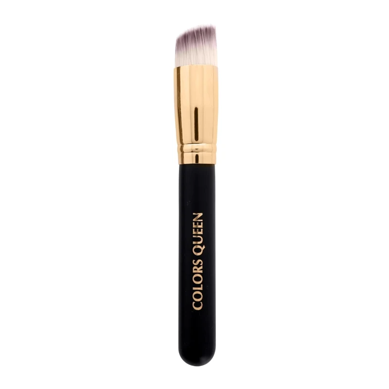 COLORS QUEEN Soft Bristle Foundation Brush | Flat Makeup Brush for Liquid &amp; Powder Foundation Application | Blending Brush for Face Makeup thumbnail 2