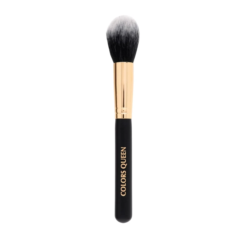 Colors Queen Soft Bristle Powder Brush, Brush for Powder Application, Brush for Professional Face Makeup, Feather Soft Touch, Luxe Packaging Makeup Brush thumbnail 2