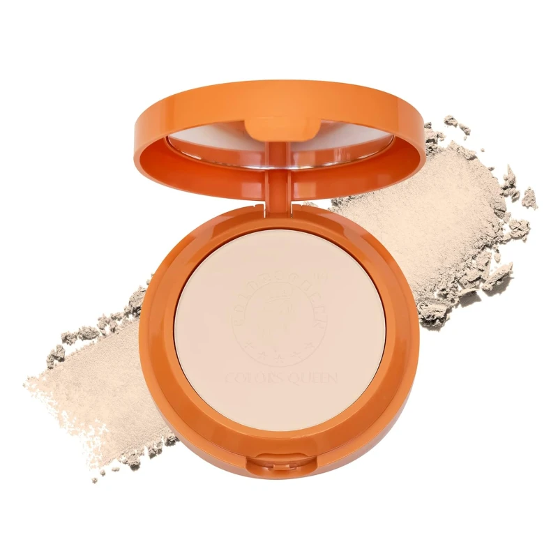 Colors Queen Sun Expert Compact Powder with SPF 60 UVA/UVB PA+++ | UV Protection, Oil Control, Easy to Blend Matte Finish, Long Wearing &amp; Lightweight Compact Powder (02 - Ivory, 15g) - Thumbnail 4