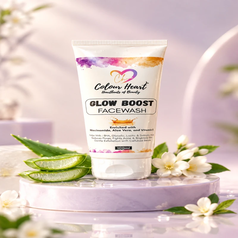 COLOUR HEART Glow Boost Face Wash with enzyme 100ml - Thumbnail 3