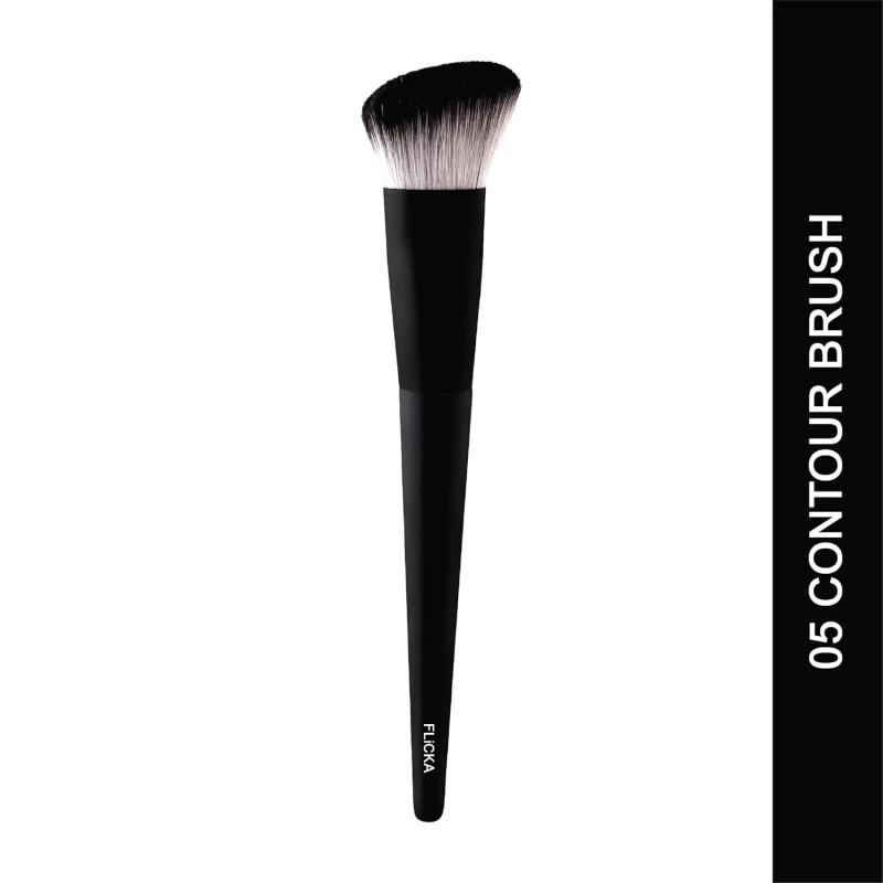 Flicka Contour Brush For Makeup, Cruelty Free Face Contour Blending Brush, Feather Soft Touch, 05 Contour Brush thumbnail 2