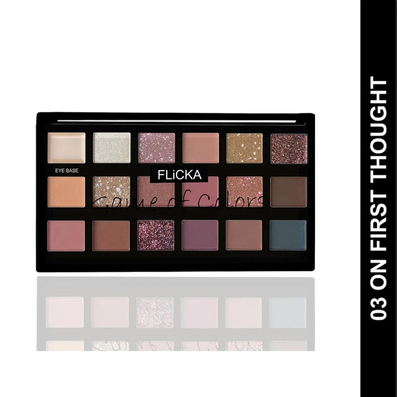 FLiCKA COSMETICS GAME OF COLORS EYESHADOW PALETTE - ON FIRST THOUGHT - Thumbnail 2