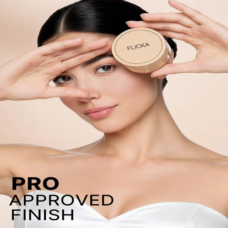 FLiCKA Dust it Off Loose Powder For Face Makeup| Weightless Loose Powder With Smooth &amp; Matte Finish| Suitable For All Skin Types| 02 Banana, 26g - Thumbnail 19