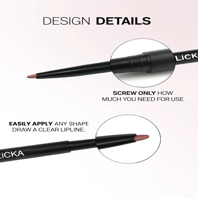 FLiCKA Essential Boundaries Lip Liner| Transfer Proof, Smudge Proof, Vitamin E, Creamy Lightweight Liner For Women, 05 Dubai, 0.4g thumbnail 8
