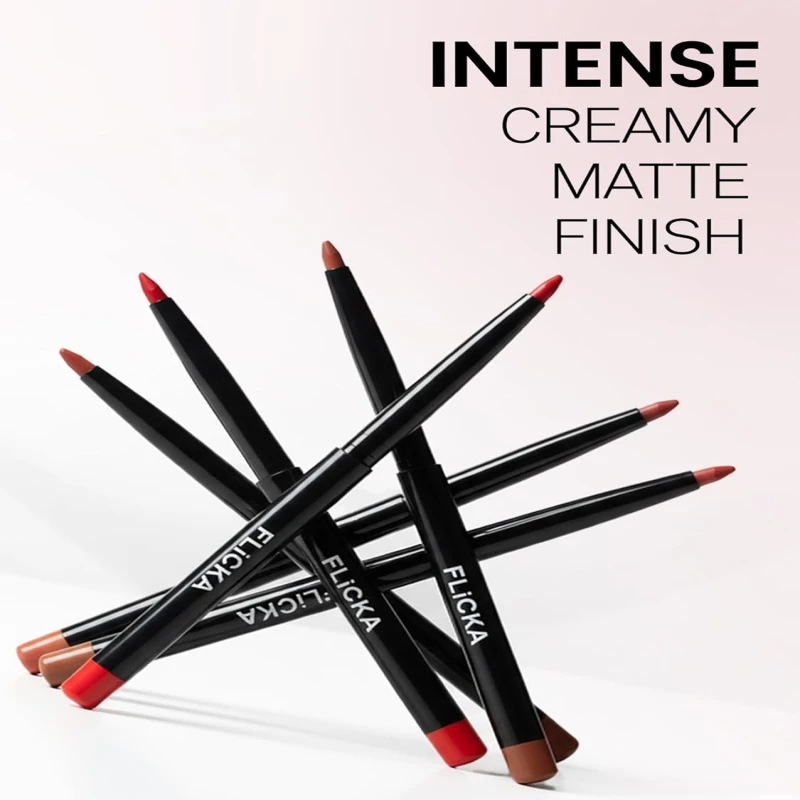 FLiCKA Essential Boundaries Lip Liner| Transfer Proof, Smudge Proof, Vitamin E, Creamy Lightweight Liner For Women, 06 Berlin, 0.4g thumbnail 5