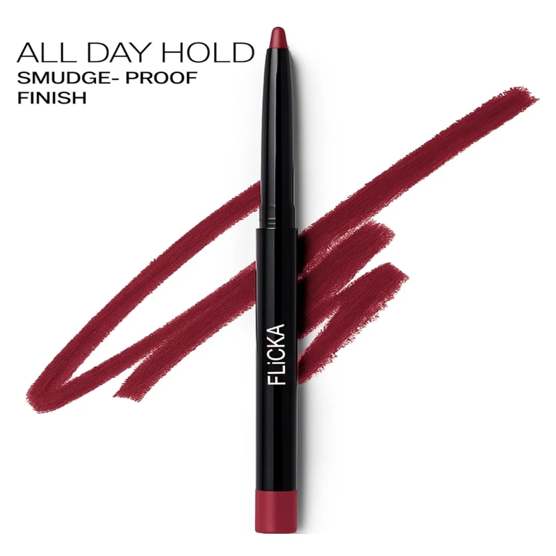 FLiCKA Essential Boundaries Lip Liner| Transfer Proof, Smudge Proof, Vitamin E, Creamy Lightweight Liner For Women, 06 Berlin, 0.4g thumbnail 10