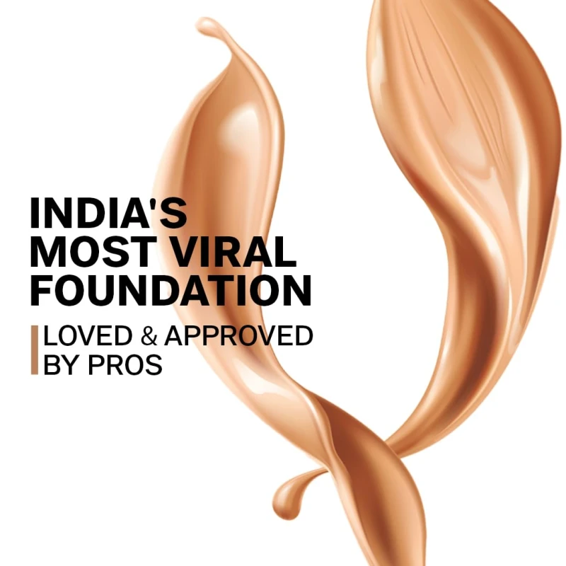 FLiCKA Flawless Femme Liquid Foundation for Face Makeup 30ml | Medium to High Coverage, Buildable | Natural, Waterproof &amp; Moisturizing | All Skin Types | 07 Walnut thumbnail 9