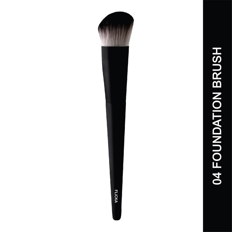 Flicka Foundation Brush For Makeup, Cruelty Free Face Foundation Blending Brush, Feather Soft Touch, 04 Foundation Brush thumbnail 2