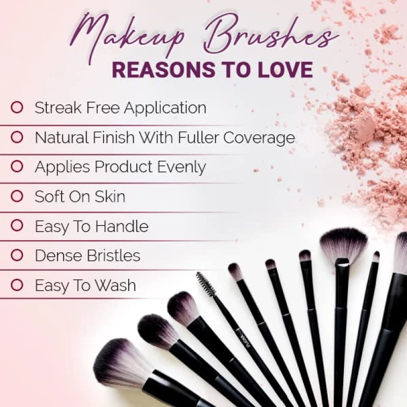 Flicka Highlighter Makeup Brush, Professional Highlighting Make Up Brush, Cheekbones Brush, Feather Soft Touch, 07 Highlighter Brush thumbnail 4